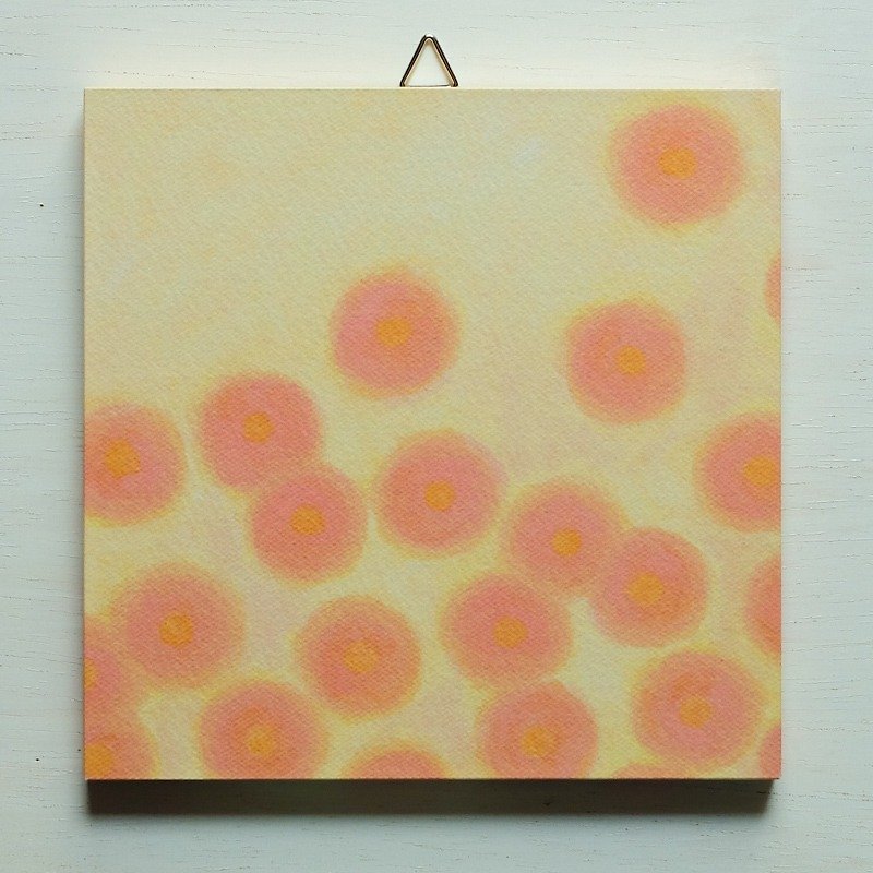 Art panel No.41 / Fragment of memory - โปสเตอร์ - กระดาษ สีส้ม