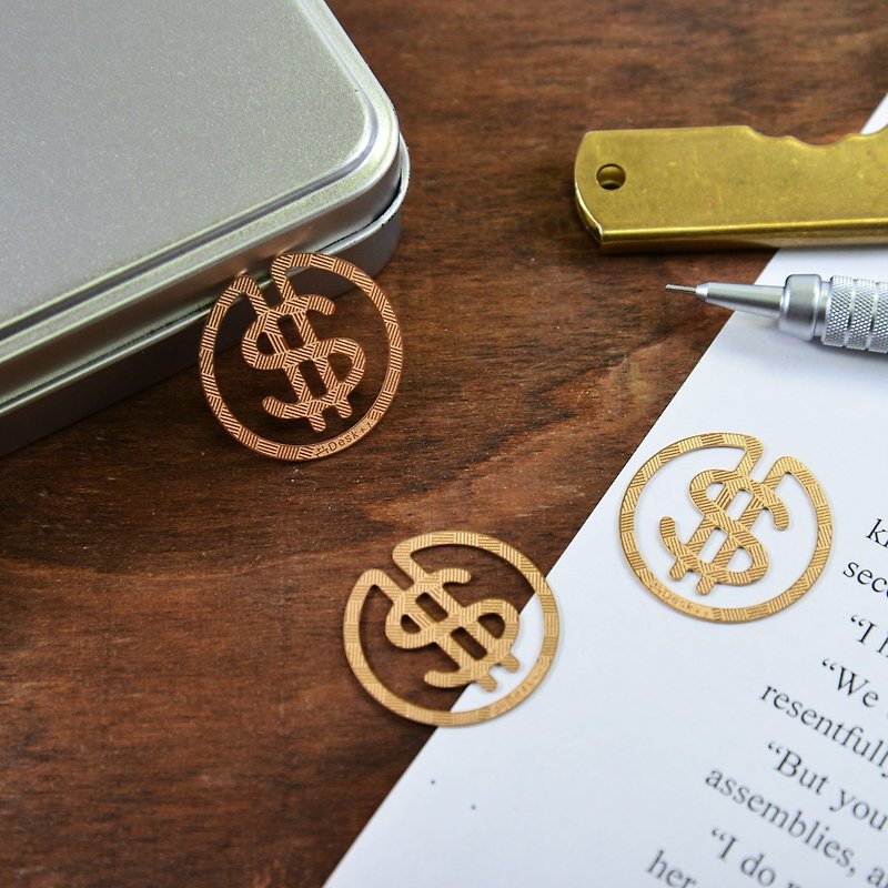 [Desk + 1] rich 錵 folder (small) - three into the group - Bookmarks - Other Materials Gold