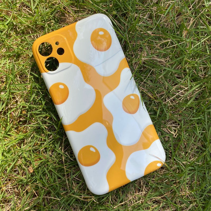 來圖定製任意圖案顏色 iPhone13promaxmini煎蛋手機殼 側面可印圖 - 手機殼/手機套 - 其他材質 多色