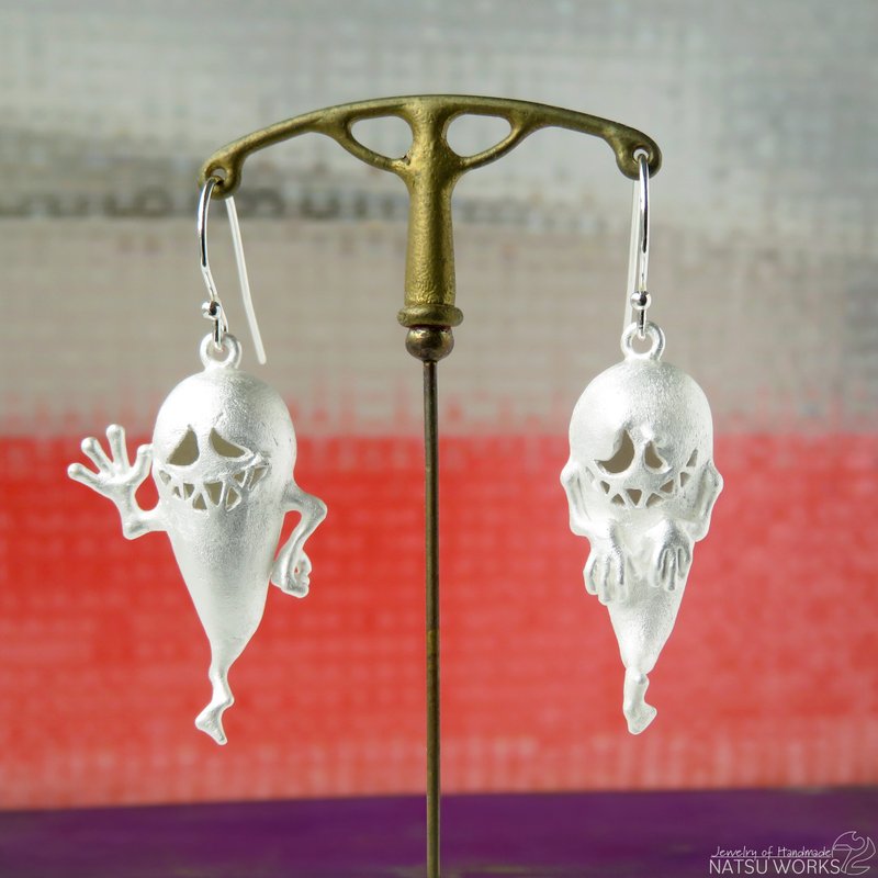 Ghost Earring in 2024 - Earrings & Clip-ons - Gemstone Silver