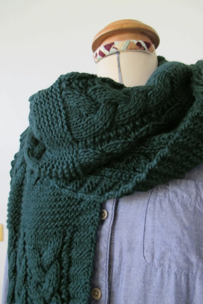 *Combination of 2 warm fabrics for winter* - Knit Scarves & Wraps - Polyester Multicolor