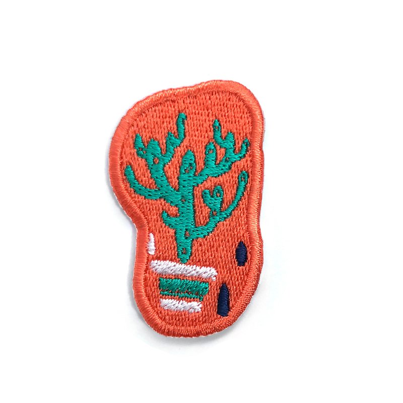 Orange cactus - Badges & Pins - Thread Orange