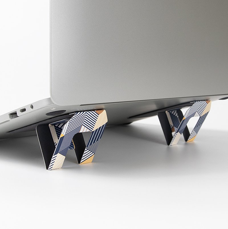 アレスダブルアングルセカンドフォールディングインビジブルラップトップスタンド-フレンチスタイル - PCアクセサリー - その他の素材 