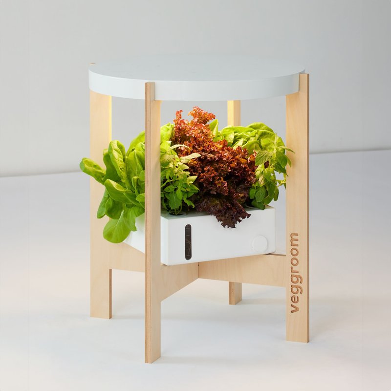 Veggroom 水耕全自動蔬菜種植SIDETABLE 傢俬茶几角几  | 水耕機 - 其他家具 - 木頭 白色