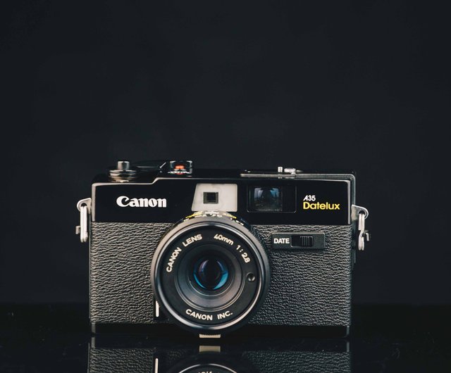 動作確認済　Canon A35 Datelux フィルムカメラ Canon A35 Datelux モルト交換済 通称:キャノンナイター 【CANON