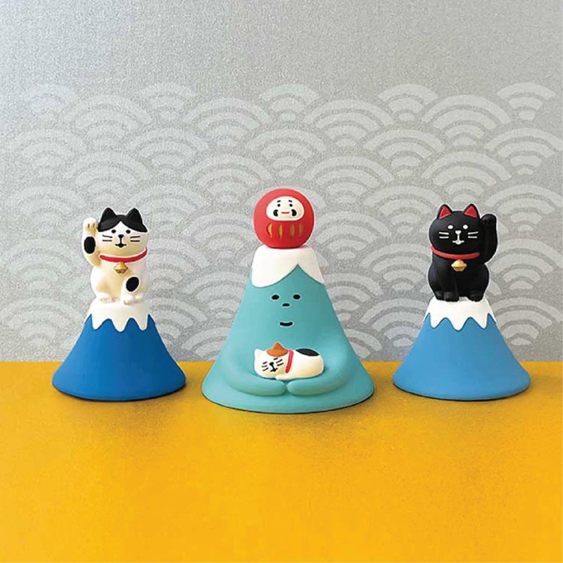 Japan Decole Concombre - Lucky Mount Fuji! - Items for Display - Resin Multicolor