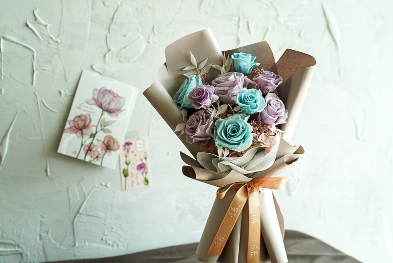 【客製化禮物】就是要你 精緻求婚花束 頂級求婚花束 花束 永生花 - 乾燥花/永生花 - 植物．花 多色