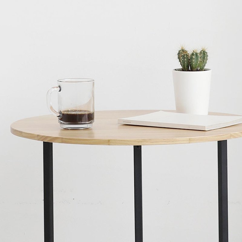 Aussie Nordic Side Table - โต๊ะอาหาร - ไม้ สีกากี