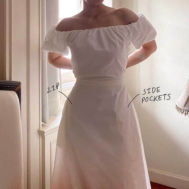 Sunblush - Fluffy Dress - 洋裝/連身裙 - 其他材質 
