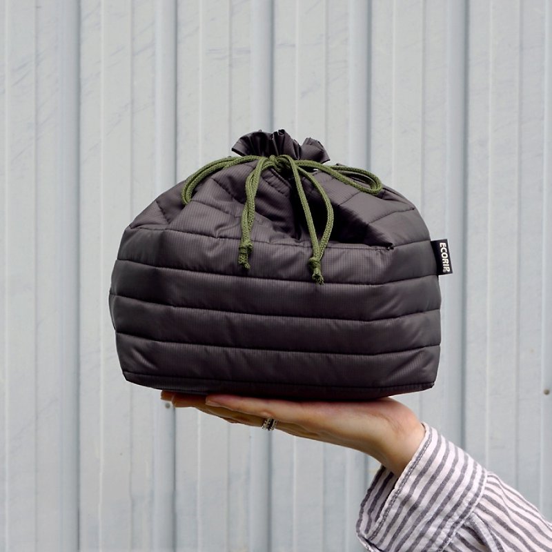 Ecorip Ultra Light Drawstring Bag XL Pouch Thermal Cooler Bag Gift Outdoor Japan - その他 - サステナブル素材 多色