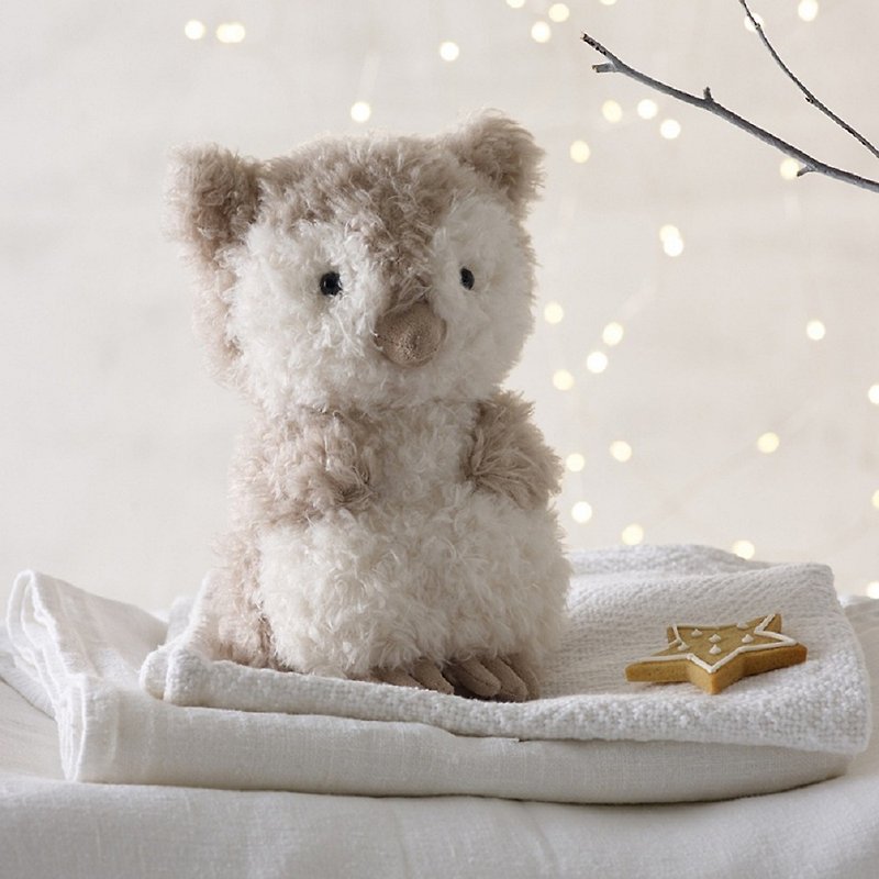 Jellycat Little Owl - ตุ๊กตา - เส้นใยสังเคราะห์ ขาว