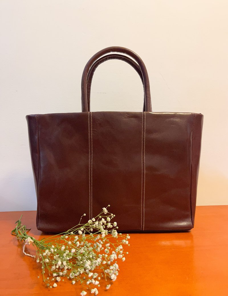 Amo Bag-Brown-Medium - Messenger Bags & Sling Bags - Genuine Leather Brown