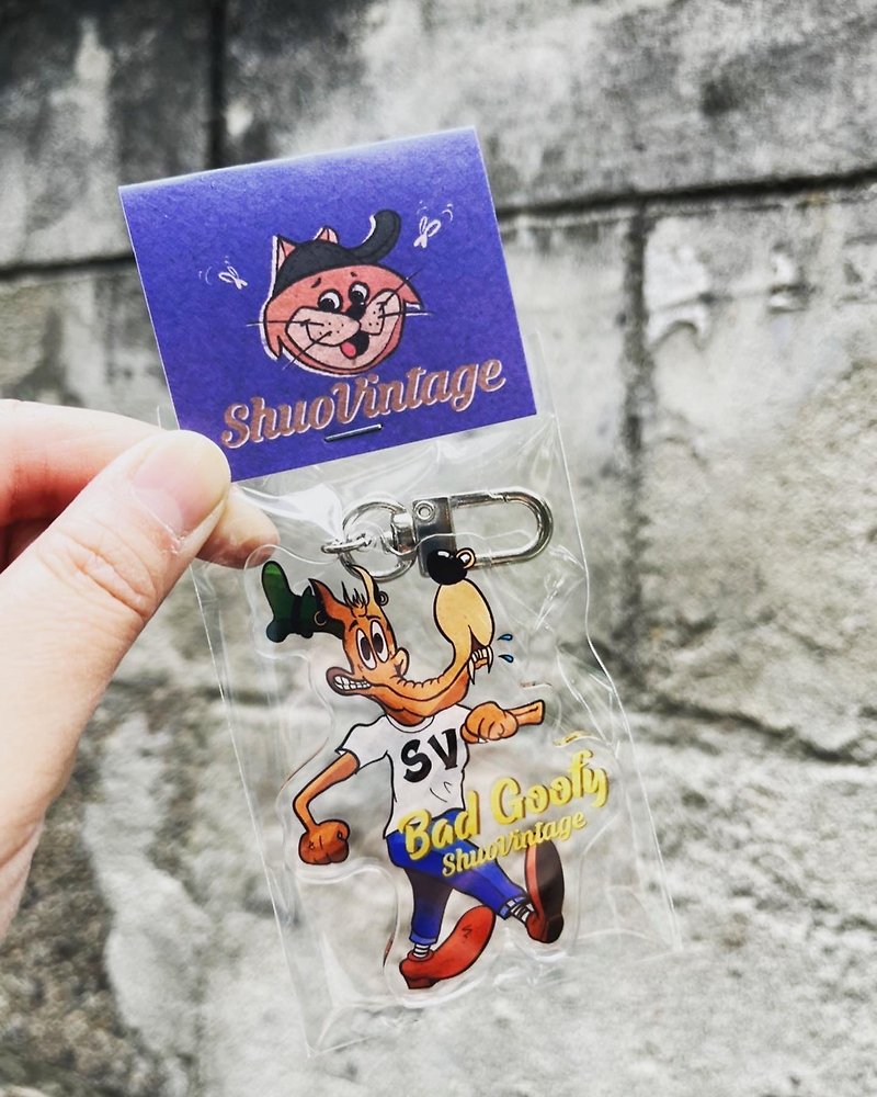 Bad Goofy Acrylic Multipurpose Keyring - Keychains - Other Materials Multicolor
