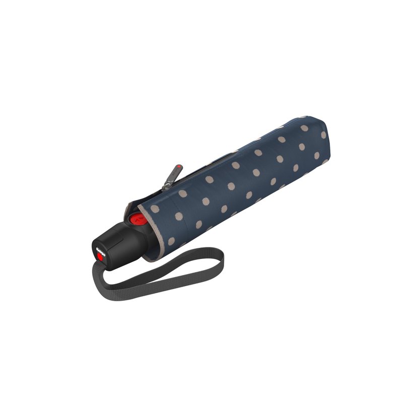 [Knirps German red dot umbrella] T.200 automatic opening and closing umbrella-Dot Art Ocean - ร่ม - เส้นใยสังเคราะห์ สีน้ำเงิน