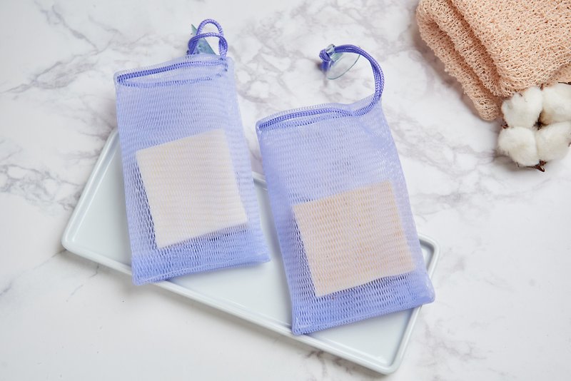 Handmade soap foaming net bag I soft and does not hurt the skin I bath towel material - 石けん - ポリエステル 