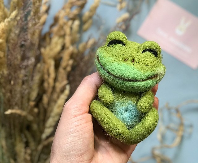 Frog gifts. Frog toys for baby, felted frog. Miniature frog - Shop  TOYSNEWBORN Kids' Toys - Pinkoi
