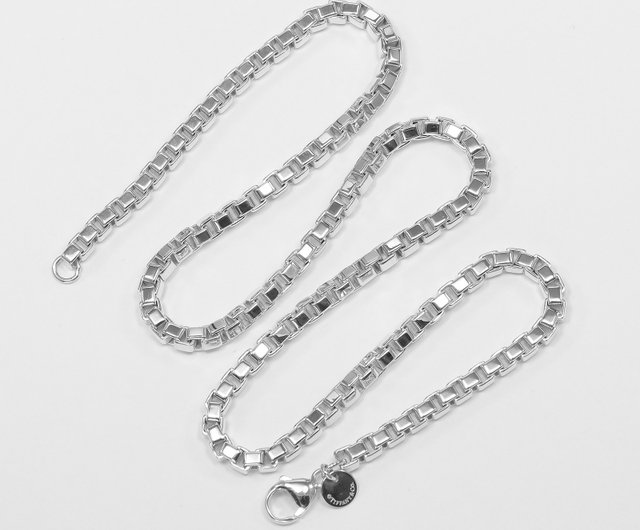 日本直送】ティファニーネックレスベネチアン45cm シルバー925 約37.3g