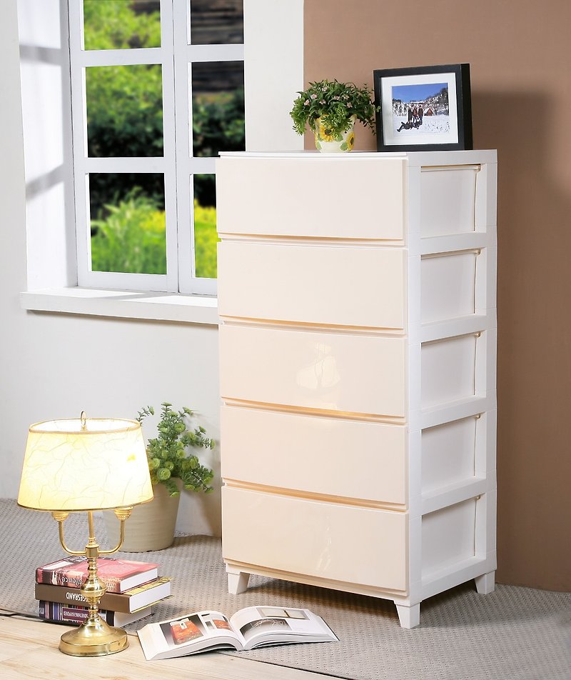 True Heart-Rover Five-layer Assembly-free Storage Cabinet (150L) 1pc - Storage - Plastic White