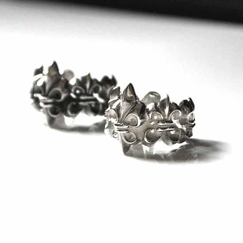 Emblem of the Lily-S size ■ Free shipping ■ - General Rings - Other Metals Silver