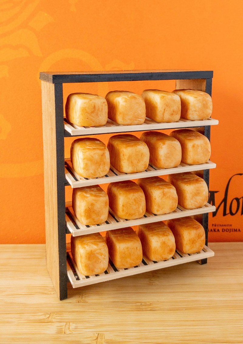 Miniature Fresh Bakery Bread Miniature Food - ตุ๊กตา - ดินเหนียว สีนำ้ตาล