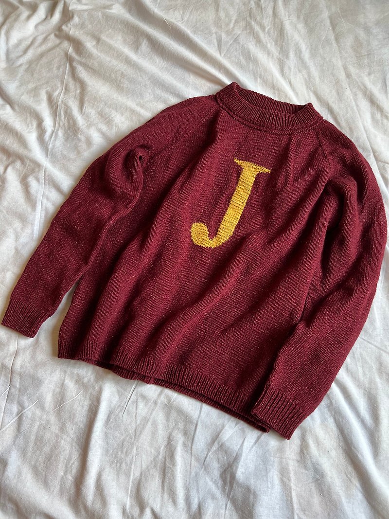 Weasley sweater Personalized gift for christmas Wizard jumper - Women's Sweaters - Wool Multicolor