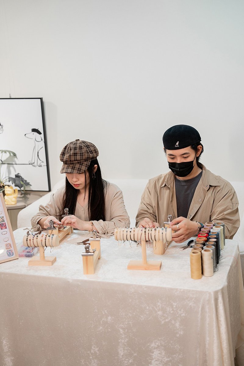 16型人格水晶編織手鍊手作課程 - 金工/飾品 - 其他材質 