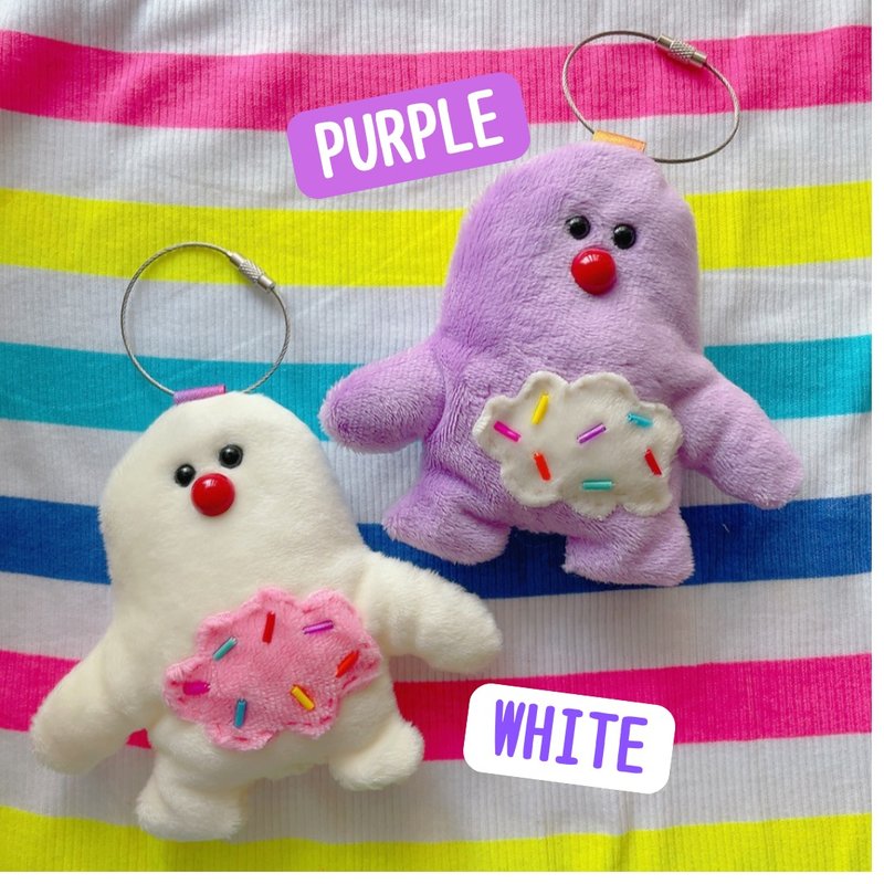 Cute Patty's plush mascot keychain - Keychains - Other Materials 