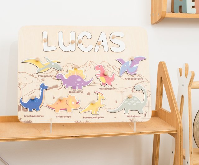 Personalized Name Puzzle With Animals Baby, Toddler, Kids Toys