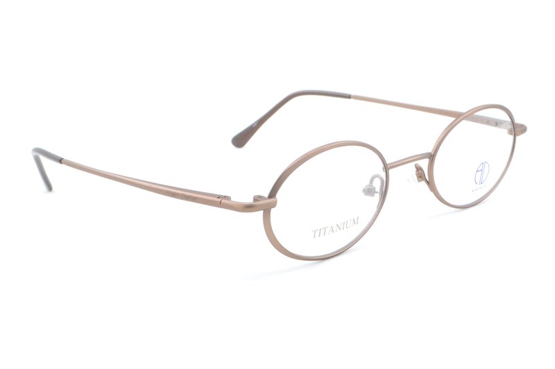 Alain Delon 3704 C3 80s Vintage Eyeglasses - กรอบแว่นตา - โลหะ สีนำ้ตาล