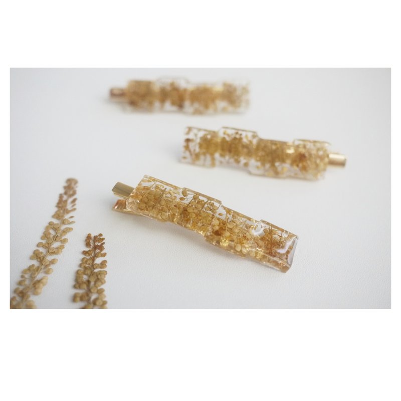 秋色系透明感髮夾 | 鴨嘴夾 | hair clip - 髮夾/髮圈 - 其他材質 多色