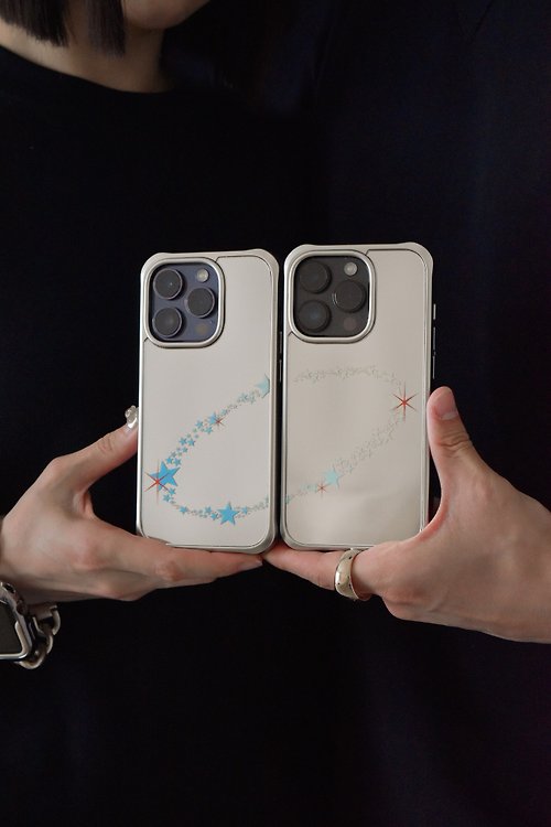 APEEL STUDIO 【Mirror Pro】平行星空 iPhone 鏡面磁吸全包防摔保護殼