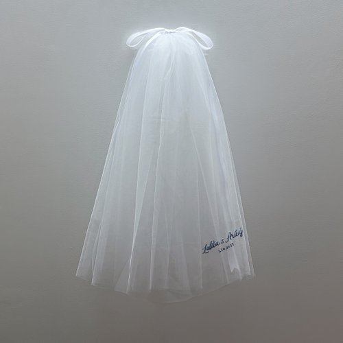 bloomming Ribbon Veil : Wedding bridal veil