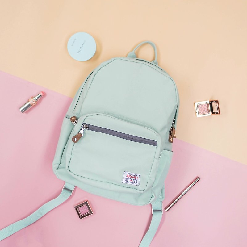 ARGALI Ferret Backpack Small Pinkish Green - กระเป๋าเป้สะพายหลัง - กระดาษ สีเขียว
