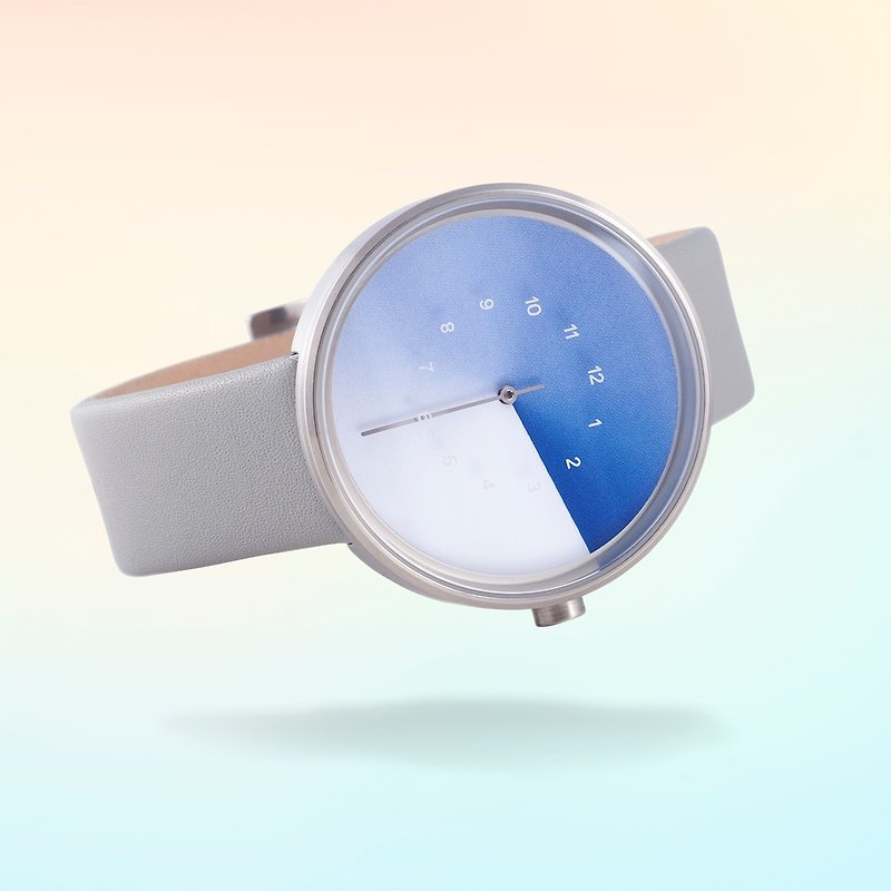 Hidden Time Watch - Azure - นาฬิกาคู่ - เครื่องประดับ สีน้ำเงิน