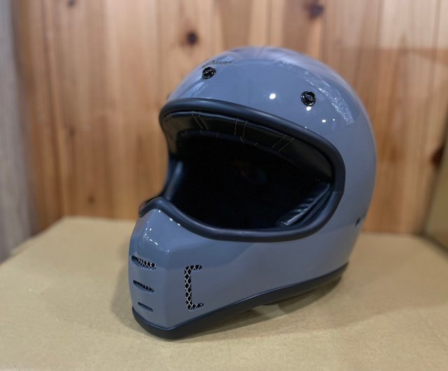 台湾製フルフェイスヘルメットM1-セメントグレーマウンテンバイクキャップS~XL、全8色展開 - ショップ Gallop Kustom Kulture  ヘルメット - Pinkoi