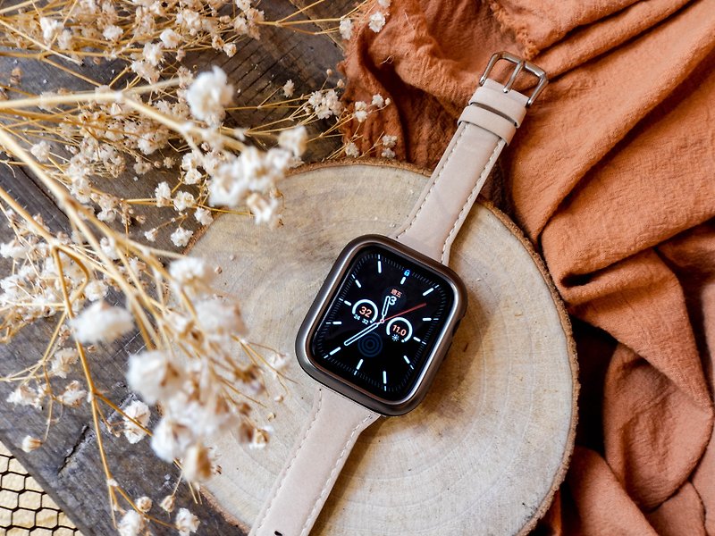 其他材質 科技小物 金色 - 韓國Apple Watch金屬雙層防撞耐磨保護殼