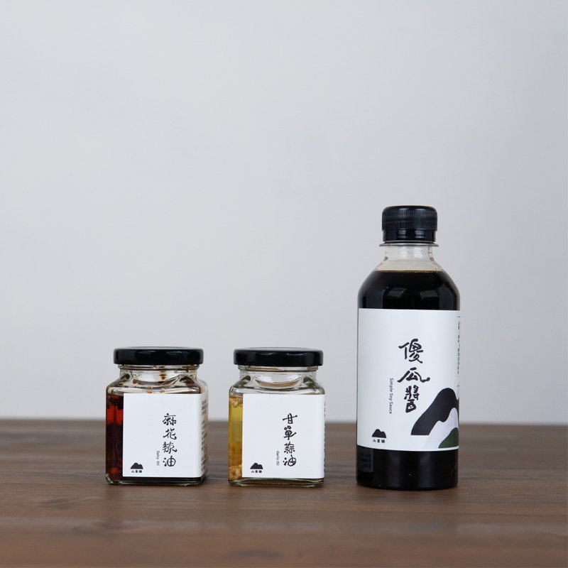 紅油抄手醬組  | 一醬二油 - 醬料/調味料 - 新鮮食材 咖啡色