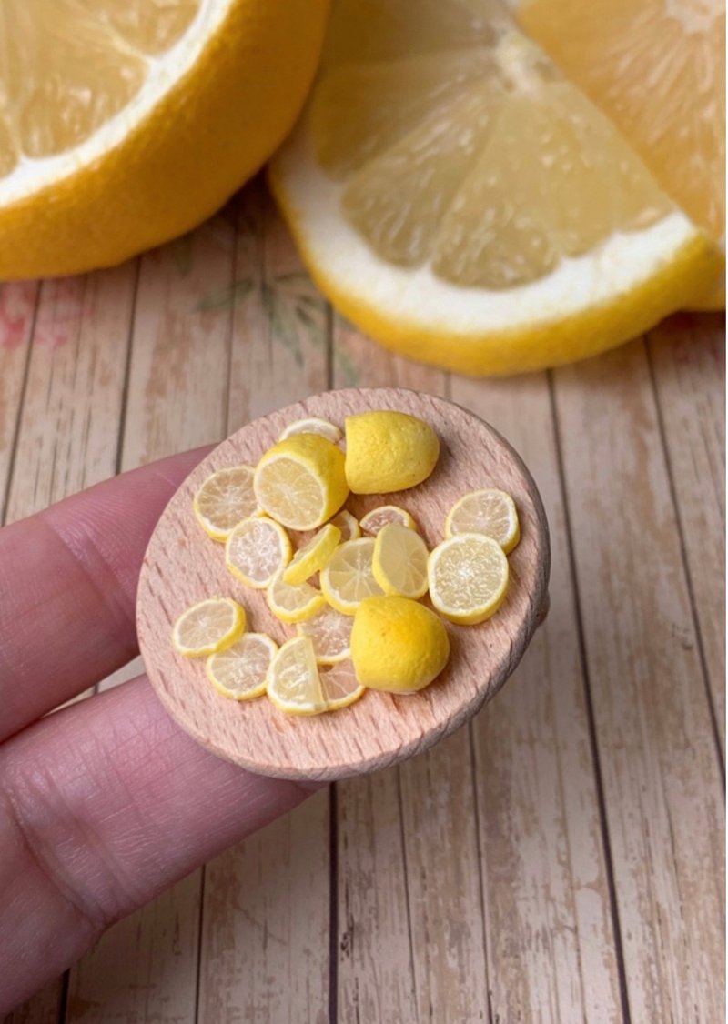 Miniature lemon (cane). TUTORIAL polymer clay. Mini fruits. 教程. 微型. 微型柠檬 - 線上教學/教學影片 - 其他材質 