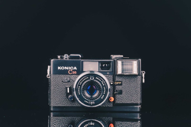 KONICA C35 EF #4505 #135底片相機 - 相機/拍立得/底片相機 - 其他金屬 