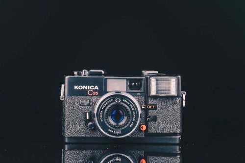 瑞克先生-底片相機專賣 KONICA C35 EF #4505 #135底片相機