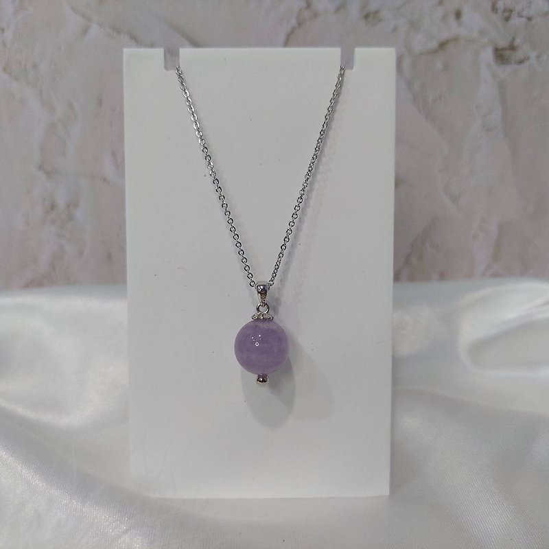 natural amethyst necklace - Necklaces - Gemstone Purple