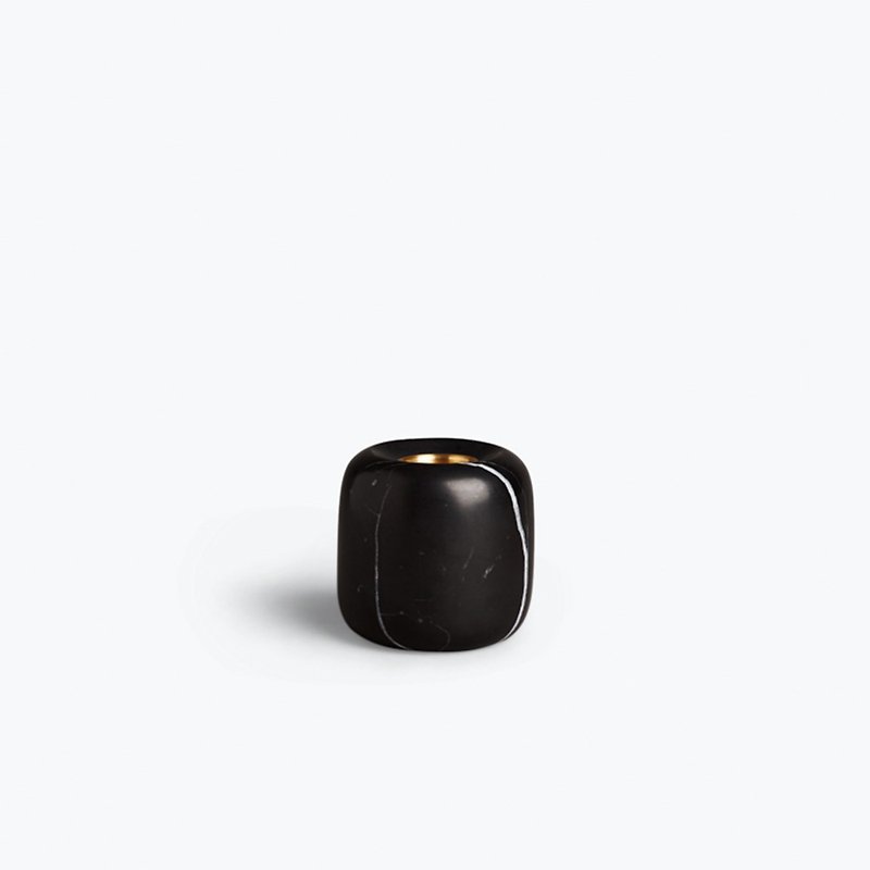 BALANCE black marble candle holder | NEW WORKS - เทียน/เชิงเทียน - หิน สีดำ