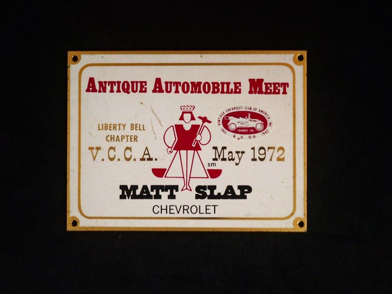American antique car metal commemorative special series P section - ของวางตกแต่ง - โลหะ 