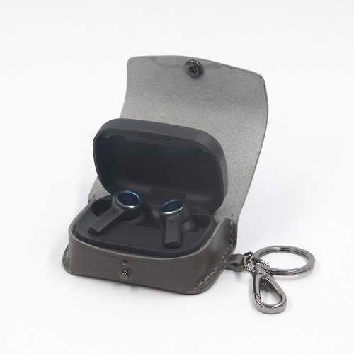 HarLex 手工皮革設計 可刻名B&O Beoplay EX 耳機充電盒 客製皮革保護套 真皮耳機盒