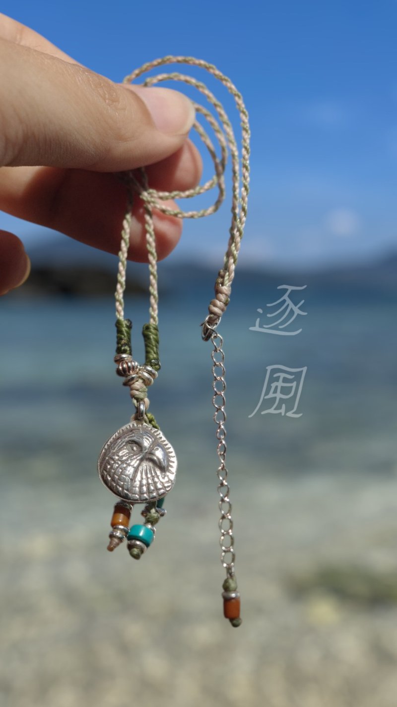 逐風—純銀老鷹曠野日記項鍊 - 項鍊 - 純銀 透明