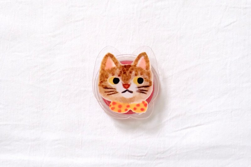 Small tiger spot mobile phone air bag holder - อุปกรณ์เสริมอื่น ๆ - อะคริลิค สีใส