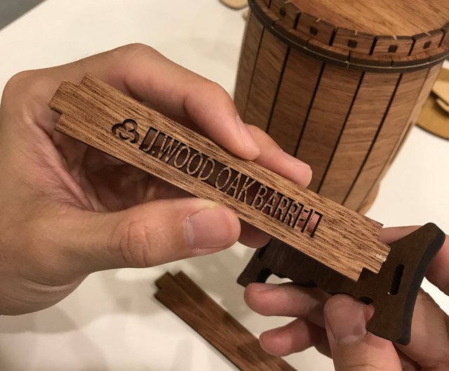 手作りDIY】オーク樽型貯金箱でクリエイティブな卒業祝いを - ショップ