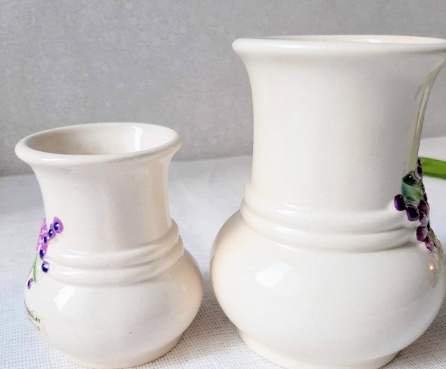 ヴィンテージの小さな陶器の花器セット / スウェーデンの家の装飾 - ショップ European vintage 花瓶・植木鉢 - Pinkoi