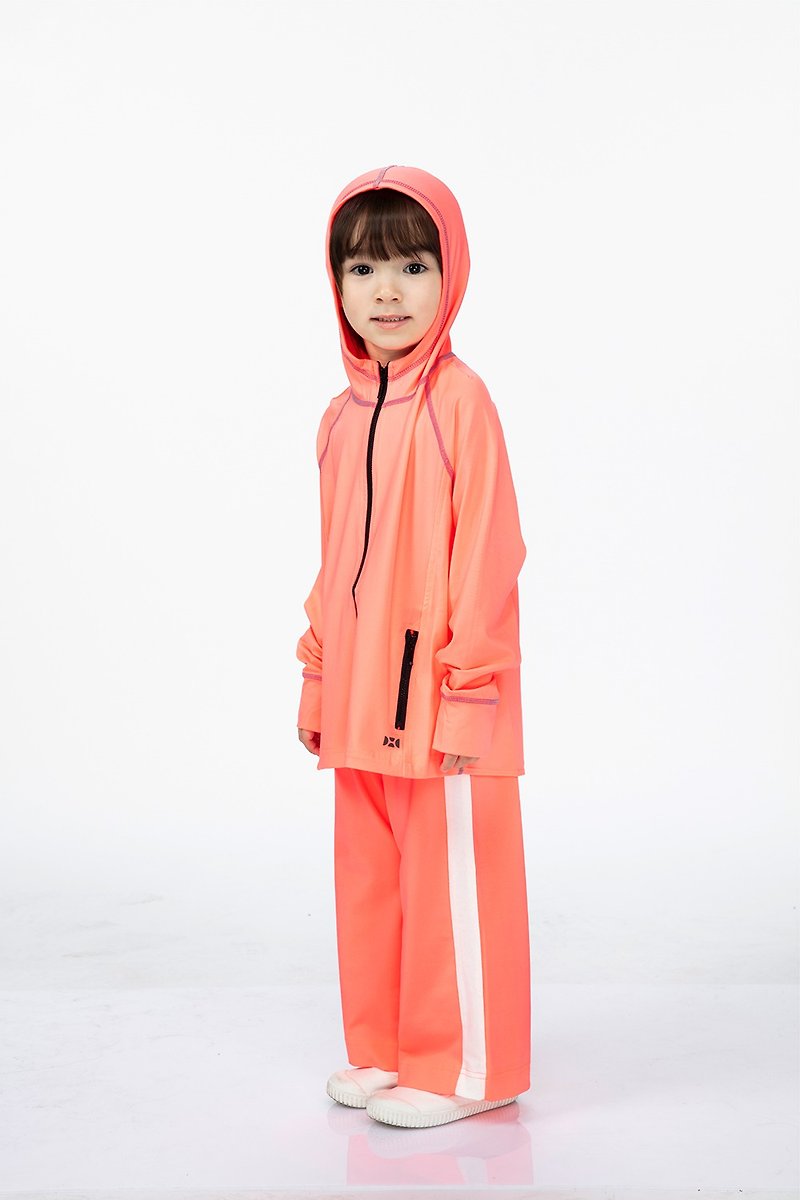 Swing Jacket with Hood - Kid - Red - Coats - Polyester Red