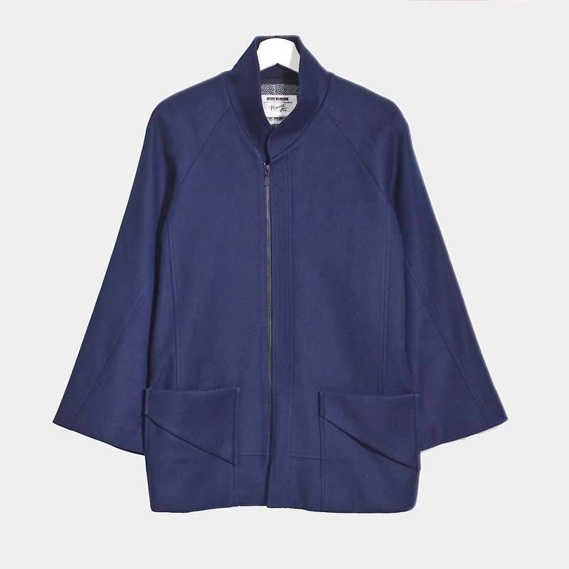 Moses / Coat - Men's Coats & Jackets - Cotton & Hemp Blue